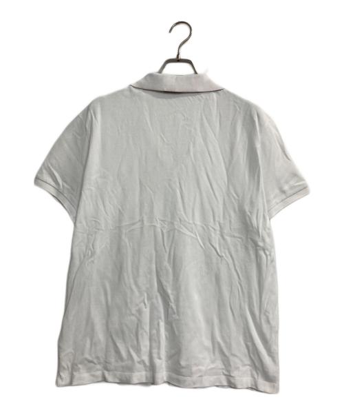 MONCLER（モンクレール）MONCLER (モンクレール) MAGLIA POLO MANICA CORT/マリア・ポロ・マーニカ・コルタA ホワイト サイズ:ＸＬの古着・服飾アイテム