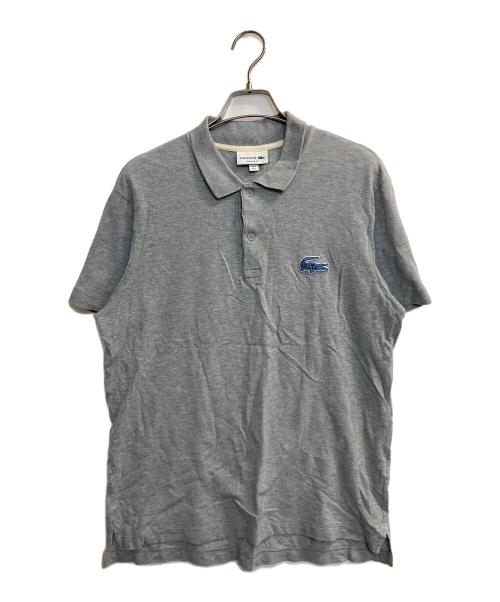 LACOSTE（ラコステ）LACOSTE (ラコステ) ポロシャツ グレー サイズ:Ｌの古着・服飾アイテム