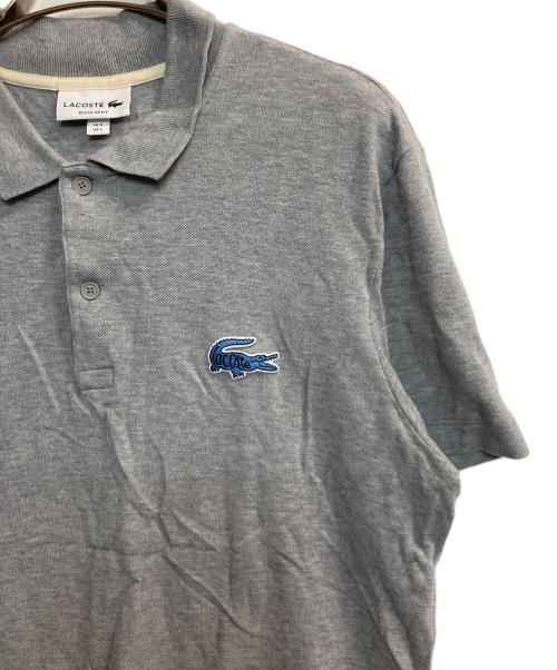 LACOSTE（ラコステ）LACOSTE (ラコステ) ポロシャツ グレー サイズ:Ｌの古着・服飾アイテム