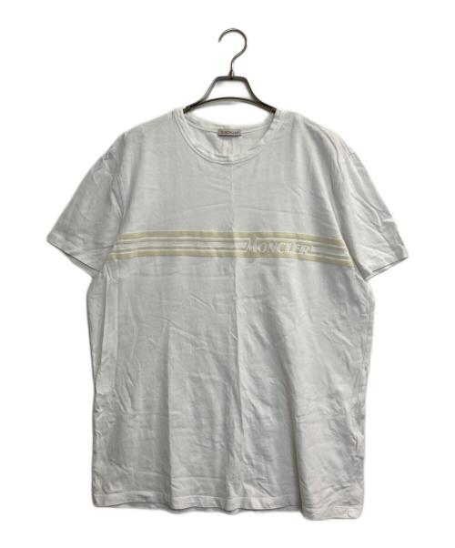 MONCLER（モンクレール）MONCLER (モンクレール) MAGLIA T-SHIRT ホワイト サイズ:ＸＬの古着・服飾アイテム