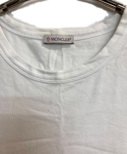 MONCLER（モンクレール）MONCLER (モンクレール) MAGLIA T-SHIRT ホワイト サイズ:ＸＬの古着・服飾アイテム