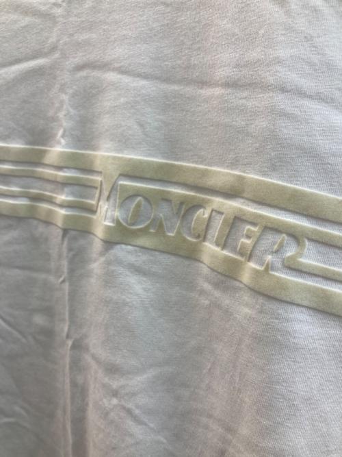 MONCLER（モンクレール）MONCLER (モンクレール) MAGLIA T-SHIRT ホワイト サイズ:ＸＬの古着・服飾アイテム