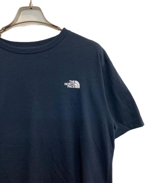 THE NORTH FACE（ザ ノース フェイス）THE NORTH FACE (ザ ノース フェイス) S/S Square LOGO TEE ネイビー サイズ:XLの古着・服飾アイテム