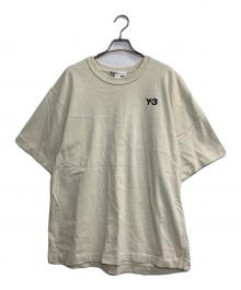 Y-3（ワイスリー）の古着「M HEAVY COMPACT JERSEY SS TEE」｜ベージュ