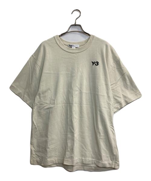 Y-3（ワイスリー）Y-3 (ワイスリー) M HEAVY COMPACT JERSEY SS TEE ベージュ サイズ:ＸＬの古着・服飾アイテム