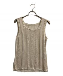 中古・古着通販】TTT MSW (ティー) Kasuri Knit Vest / ニットベスト