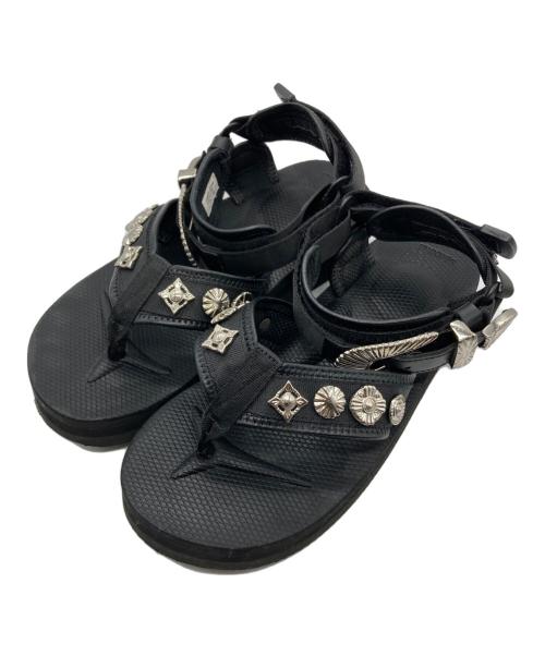 TOGA ARCHIVES（トーガアーカイブス）TOGA ARCHIVES (トーガアーカイブス) suicoke (スイコック) サンダル ブラック サイズ:24cmの古着・服飾アイテム