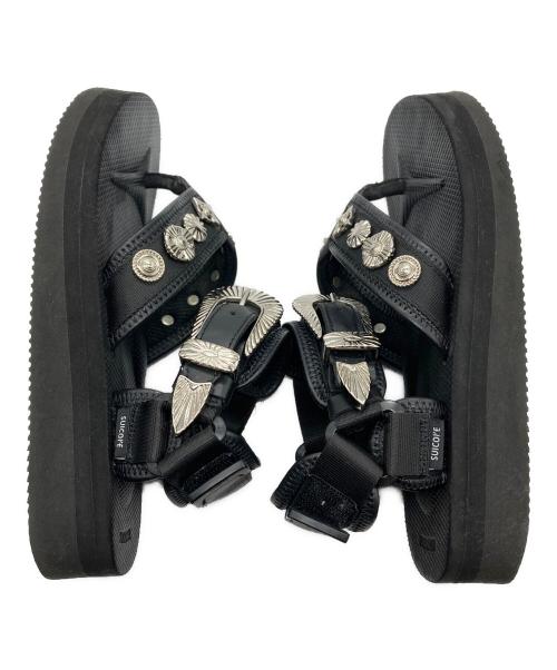 TOGA ARCHIVES（トーガアーカイブス）TOGA ARCHIVES (トーガアーカイブス) suicoke (スイコック) サンダル ブラック サイズ:24cmの古着・服飾アイテム