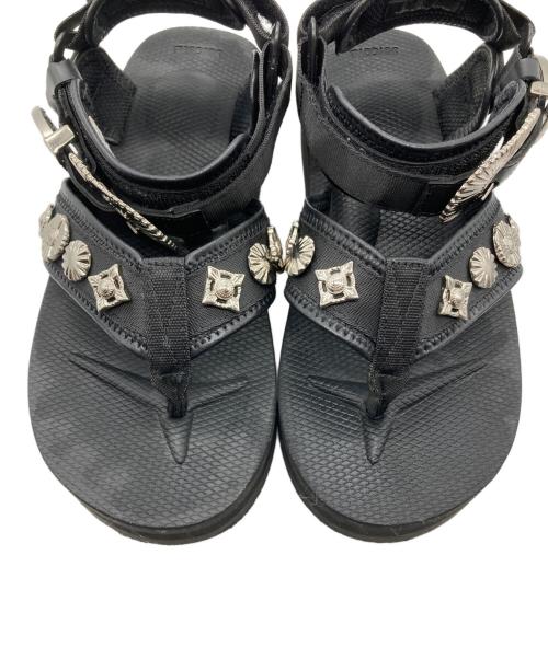 TOGA ARCHIVES（トーガアーカイブス）TOGA ARCHIVES (トーガアーカイブス) suicoke (スイコック) サンダル ブラック サイズ:24cmの古着・服飾アイテム