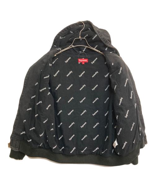 SUPREME（シュプリーム）Supreme (シュプリーム) 2-Tone Hooded Work Jacket ブラック サイズ:Mの古着・服飾アイテム