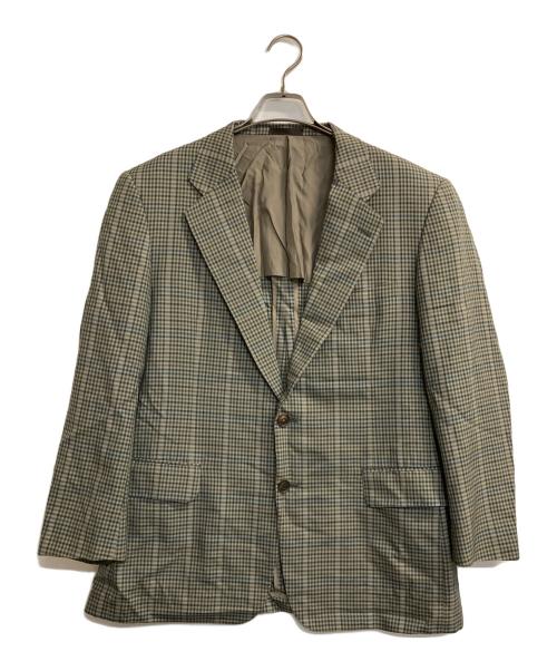 Burberry's（バーバリーズ）Burberry's (バーバリーズ) オールドテーラードジャケット グリーン サイズ:記載なしの古着・服飾アイテム