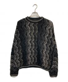 BARACUTA by TUNDRA（バラクータ バイ ツンドラ）の古着「90s 3D Knit」｜ブラック