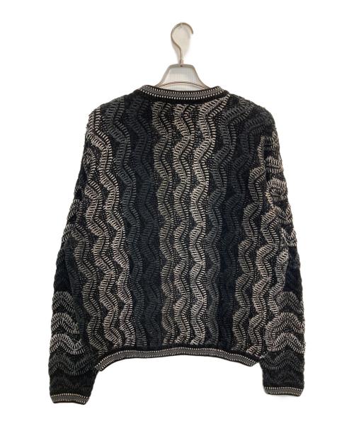 BARACUTA by TUNDRA（バラクータ バイ ツンドラ）BARACUTA by TUNDRA (バラクータ バイ ツンドラ) 90s 3D Knit ブラック サイズ:XXLの古着・服飾アイテム