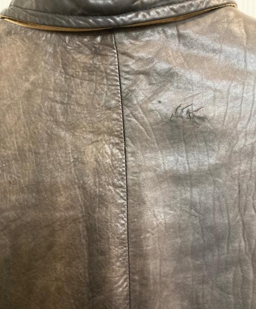 POLO RALPH LAUREN（ポロ・ラルフローレン）POLO RALPH LAUREN (ポロ・ラルフローレン) レザーリバーシブルジャケット ブラック サイズ:ＸＬの古着・服飾アイテム