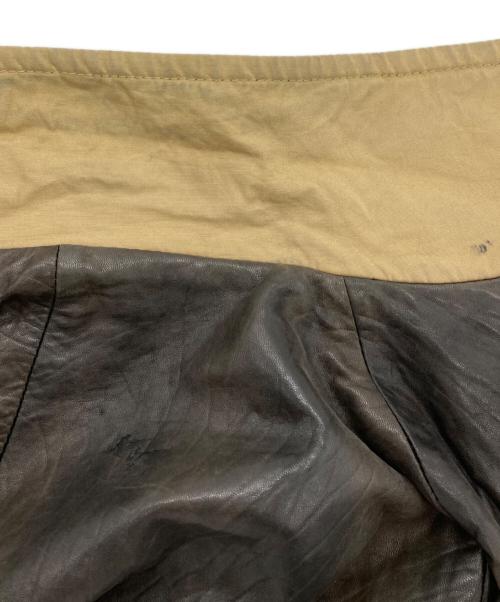 POLO RALPH LAUREN（ポロ・ラルフローレン）POLO RALPH LAUREN (ポロ・ラルフローレン) レザーリバーシブルジャケット ブラック サイズ:ＸＬの古着・服飾アイテム