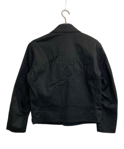 Dickies（ディッキーズ）Dickies (ディッキーズ) For The WeeKend (エフティダブリュー) コットンライダースジャケット ブラック サイズ:Mの古着・服飾アイテム