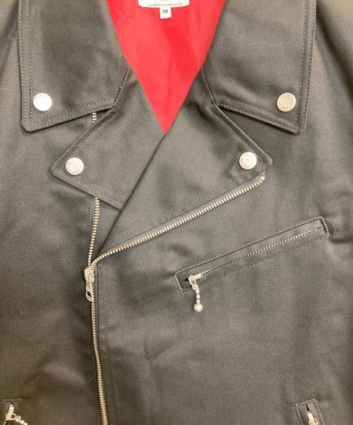 Dickies（ディッキーズ）Dickies (ディッキーズ) For The WeeKend (エフティダブリュー) コットンライダースジャケット ブラック サイズ:Mの古着・服飾アイテム