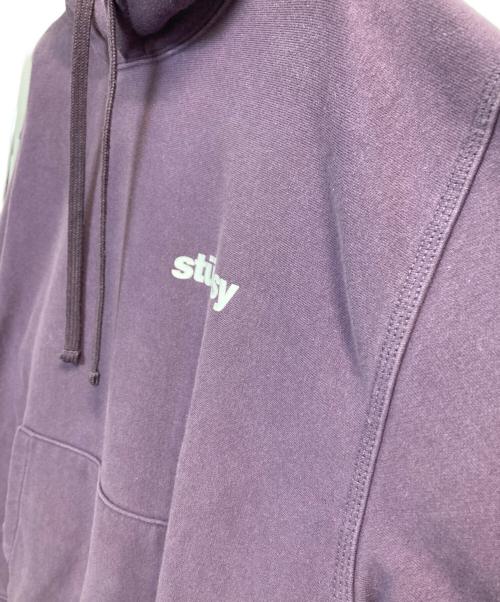 stussy（ステューシー）stussy (ステューシー) Popsicle Hoodie パープル サイズ:Mの古着・服飾アイテム