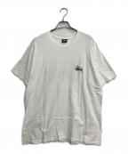 stussyステューシー）の古着「ロゴTシャツ」｜ホワイト