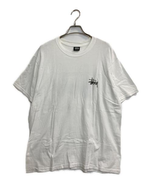 stussy（ステューシー）stussy (ステューシー) ロゴTシャツ ホワイト サイズ:Lの古着・服飾アイテム