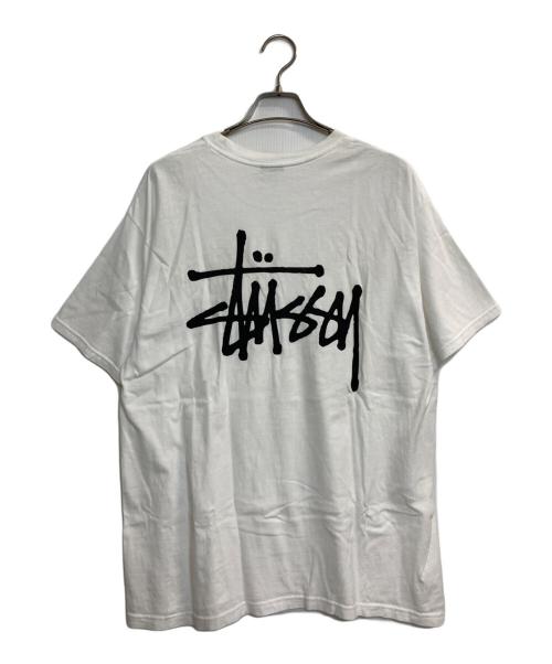 stussy（ステューシー）stussy (ステューシー) ロゴTシャツ ホワイト サイズ:Lの古着・服飾アイテム