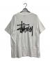 stussy (ステューシー) ロゴTシャツ ホワイト サイズ:L：4000円