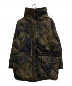 MONCLERモンクレール）の古着「GAILLON ダウンジャケット」｜カーキ×ブラック