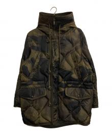 MONCLER（モンクレール）の古着「GAILLON ダウンジャケット」｜カーキ×ブラック
