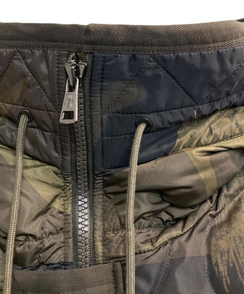 MONCLER（モンクレール）MONCLER (モンクレール) GAILLON ダウンジャケット カーキ×ブラック サイズ:2の古着・服飾アイテム
