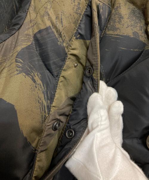 MONCLER（モンクレール）MONCLER (モンクレール) GAILLON ダウンジャケット カーキ×ブラック サイズ:2の古着・服飾アイテム