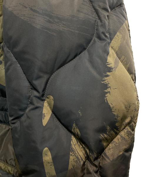 MONCLER（モンクレール）MONCLER (モンクレール) GAILLON ダウンジャケット カーキ×ブラック サイズ:2の古着・服飾アイテム