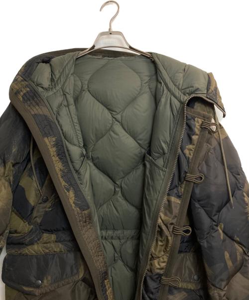 MONCLER（モンクレール）MONCLER (モンクレール) GAILLON ダウンジャケット カーキ×ブラック サイズ:2の古着・服飾アイテム