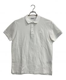 BURBERRY（バーバリー）の古着「Cotton Polo Shirt/コットンポロシャツ」｜ホワイト