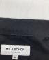 中古・古着 Mila Schon (ミラ ショーン) コットンシルクツイルオープンカラーシャツ ブラック サイズ:48：5000円