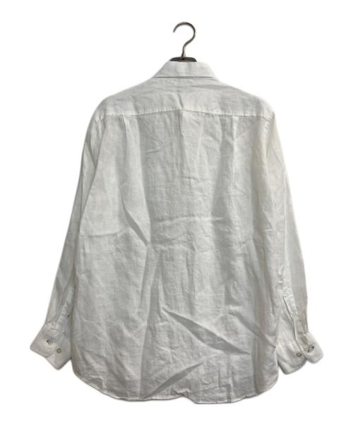 mila schon（ミラ ショーン）Mila Schon (ミラ ショーン) リネンシャツ ホワイト サイズ:48の古着・服飾アイテム