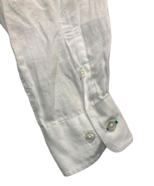 mila schon（ミラ ショーン）Mila Schon (ミラ ショーン) リネンシャツ ホワイト サイズ:48の古着・服飾アイテム
