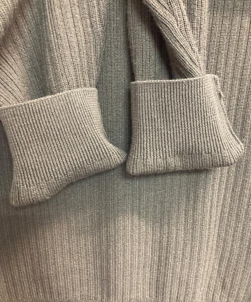 PAUL SMITH（ポールスミス）PAUL SMITH (ポールスミス) マルチカラーリブクルーネックニット グリーン サイズ:Ⅼの古着・服飾アイテム