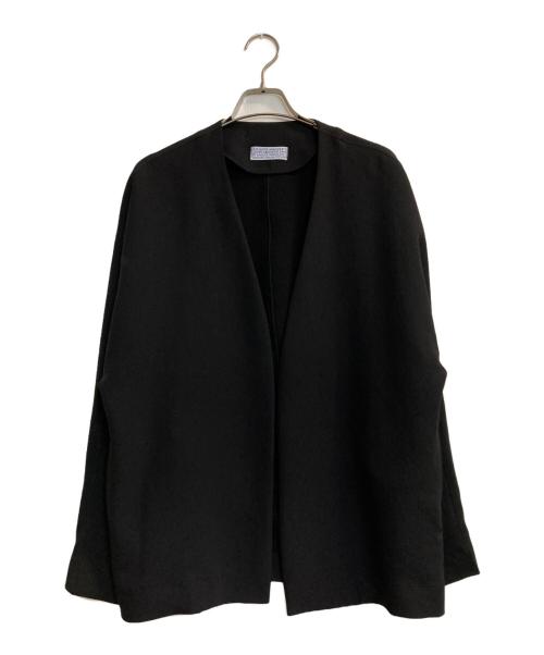 UNITED ARROWS（ユナイテッドアローズ）UNITED ARROWS (ユナイテッドアローズ) DAISUKE OBANA (ダイスケ オバナ) I COL D/SL CREW JACKET ブラック サイズ:Mの古着・服飾アイテム