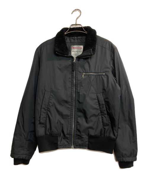PRADA SPORTS（プラダスポーツ）PRADA SPORTS (プラダスポーツ) ナイロンボンバージャケット ブラック サイズ:48の古着・服飾アイテム