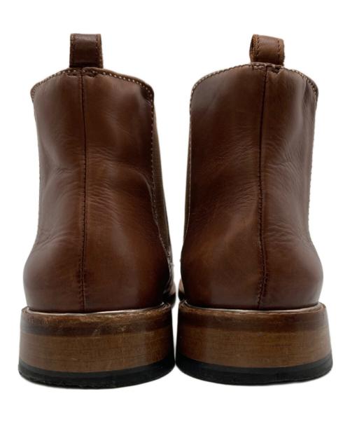 CLARKS（クラークス）CLARKS (クラークス) レザーサイドゴアブーツ ブラウン サイズ:23.5㎝の古着・服飾アイテム
