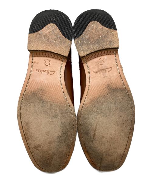 CLARKS（クラークス）CLARKS (クラークス) レザーサイドゴアブーツ ブラウン サイズ:23.5㎝の古着・服飾アイテム