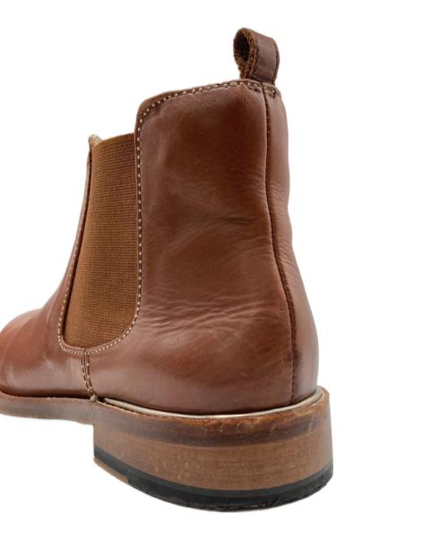 CLARKS（クラークス）CLARKS (クラークス) レザーサイドゴアブーツ ブラウン サイズ:23.5㎝の古着・服飾アイテム