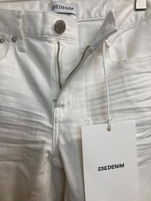 23区denim（ニジュウサンク デニム）23区DENIM (ニジュウサンク デニム) デニムパンツ ホワイト サイズ:36 未使用品の古着・服飾アイテム