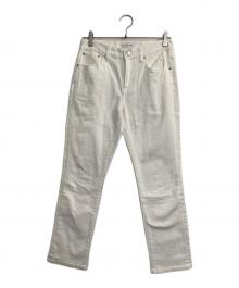 23区denim（ニジュウサンク デニム）の古着「スリムデニムパンツ」｜ホワイト