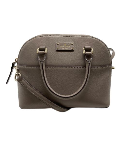 Kate Spade（ケイトスペード）Kate Spade (ケイトスペード) 2WAYショルダーバッグ グレーの古着・服飾アイテム