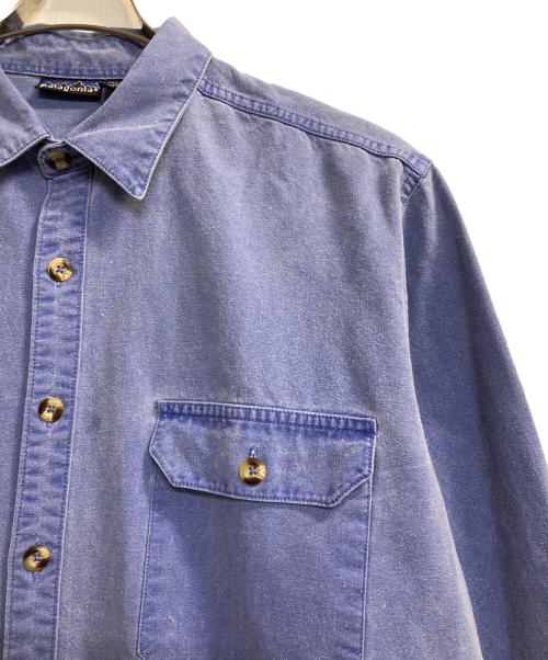 Patagonia（パタゴニア）Patagonia (パタゴニア) 90s Original Canvas Shirt ネイビー サイズ:ＸＬの古着・服飾アイテム
