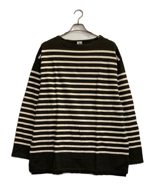 blurhms ROOTSTOCK（ブラームスルーツストック）blurhms ROOTSTOCK (ブラームスルーツストック) Border Basque Shirt ブラック サイズ:3の古着・服飾アイテム