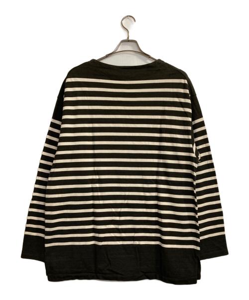 blurhms ROOTSTOCK（ブラームスルーツストック）blurhms ROOTSTOCK (ブラームスルーツストック) Border Basque Shirt ブラック サイズ:3の古着・服飾アイテム
