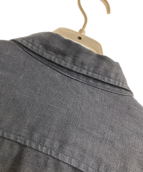 LE JEAN DE MARITHE+FRANCOIS GIRBAUD（マリテフランソワジルボー）LE JEAN DE MARITHE+FRANCOIS GIRBAUD (マリテフランソワジルボー) 90s LINO DOUBLE ZIP JACKET ネイビー サイズ:Ｍの古着・服飾アイテム