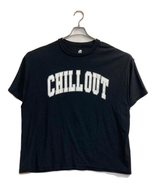 IS-NESS MUSIC（イズネス ミュージック）is-ness music (イズネス ミュージック) CHILL OUT T-SHIRTS ブラック サイズ:ＦＲＥＥの古着・服飾アイテム